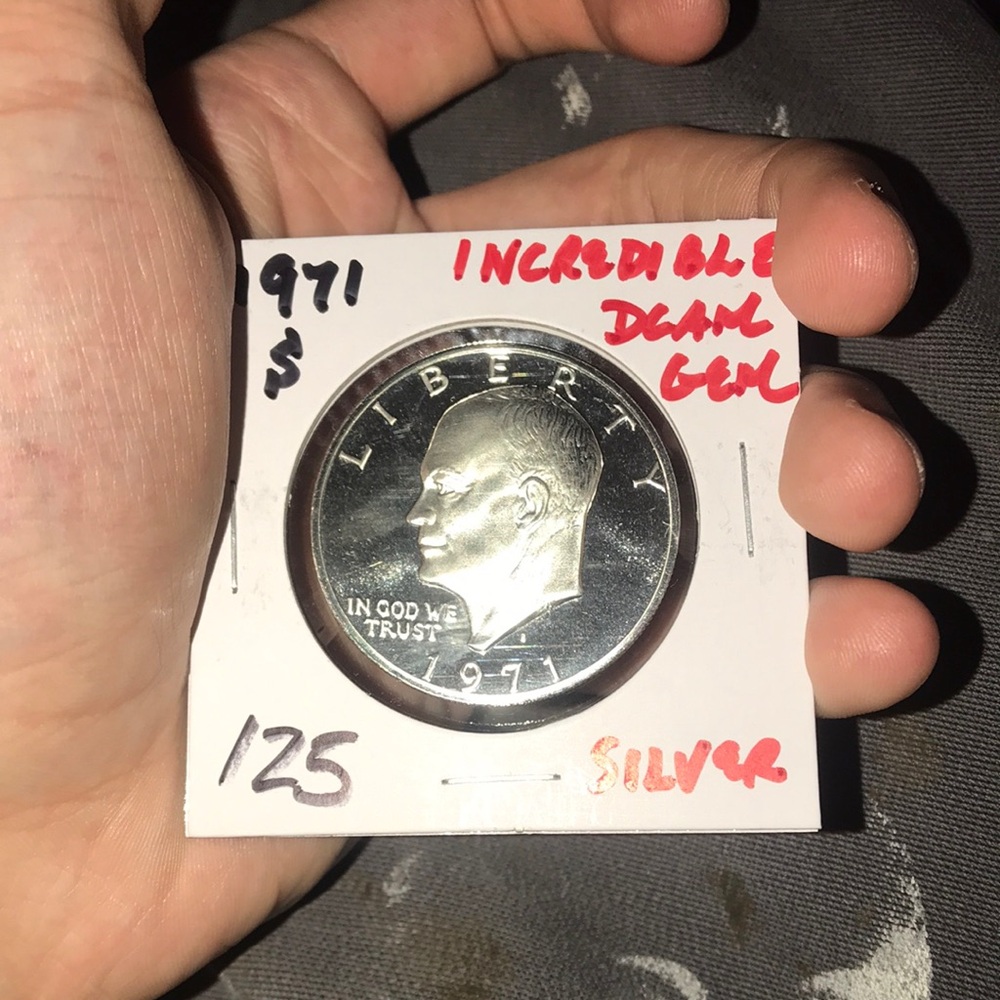 1971 s Eisenhower dollar proof coin